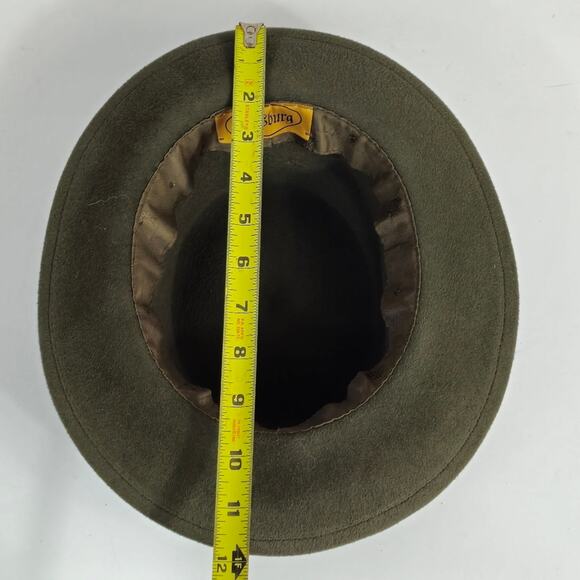 Habsburg traditional german austrian wool felt had green duck feather - Picture 9 of 13